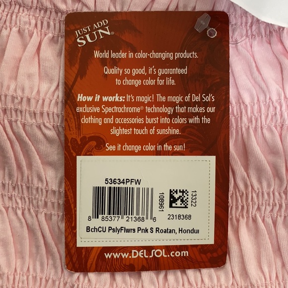 Del Sol swimsuit coverup, Size S - Picture 5 of 11